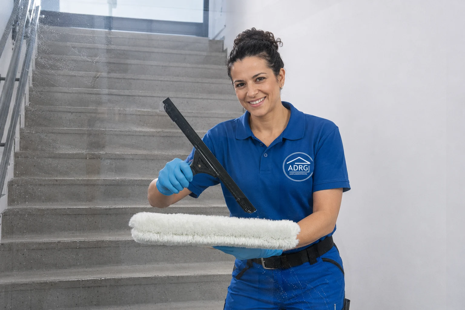 ADRG Fensterreinigerin mit Abzieher und Einwascher